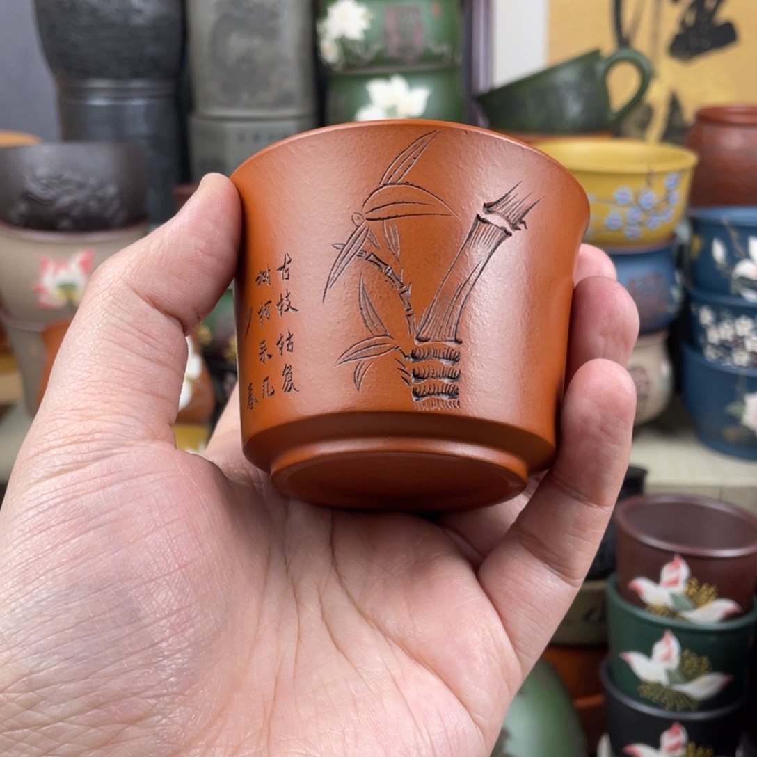 紫砂茶杯紫砂茶杯