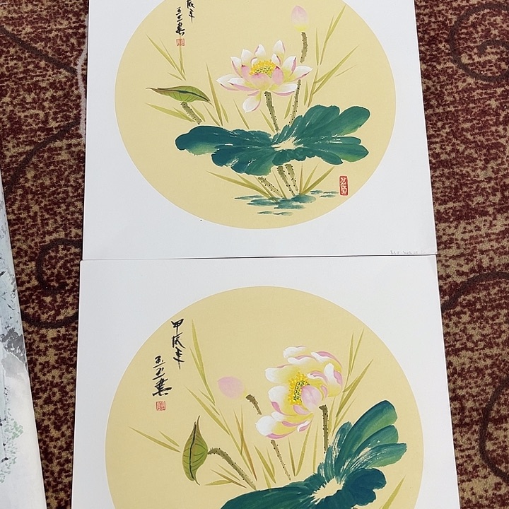 国画花***时玉玉老师作品2222