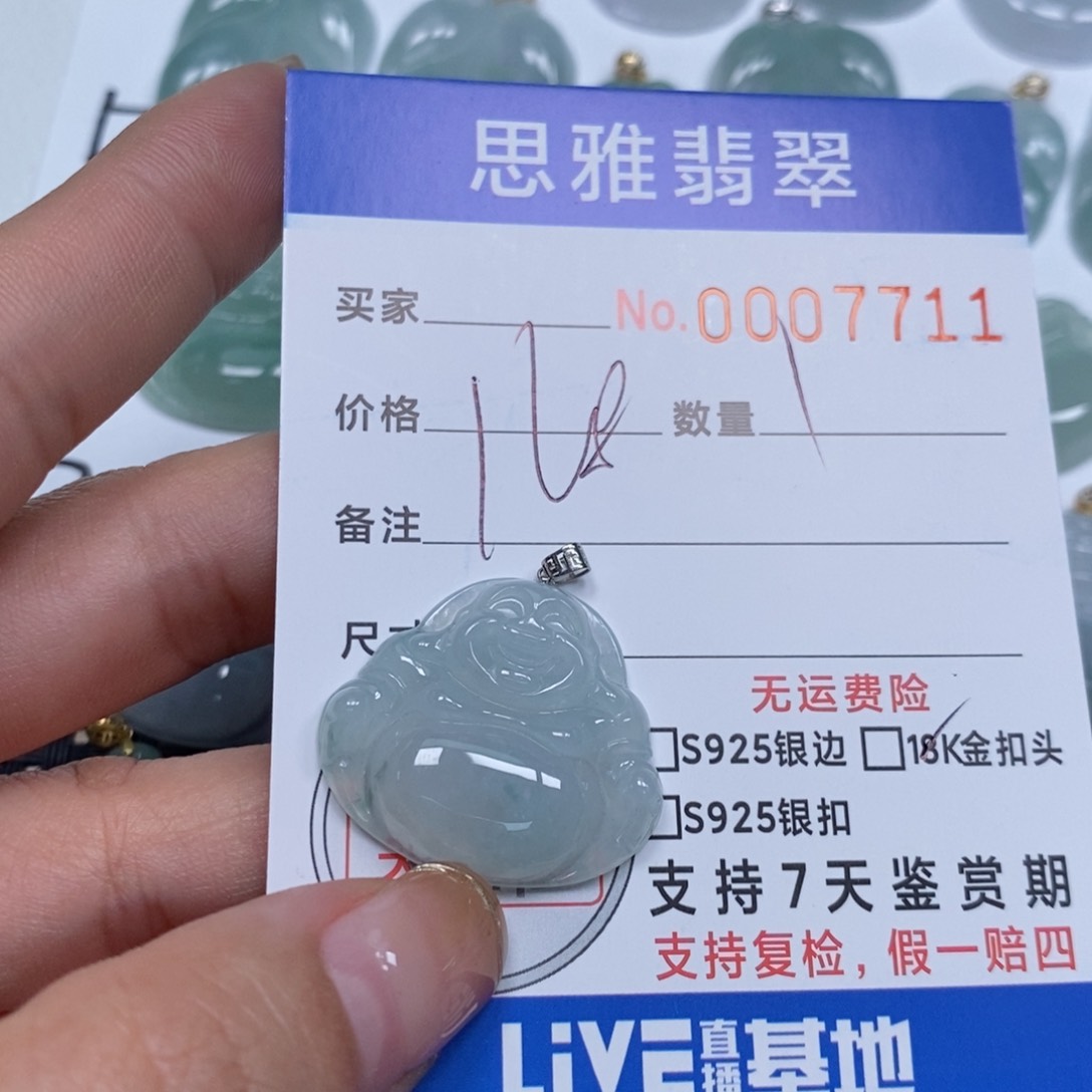 翡翠颈饰未镶嵌l****3天然缅甸翡翠