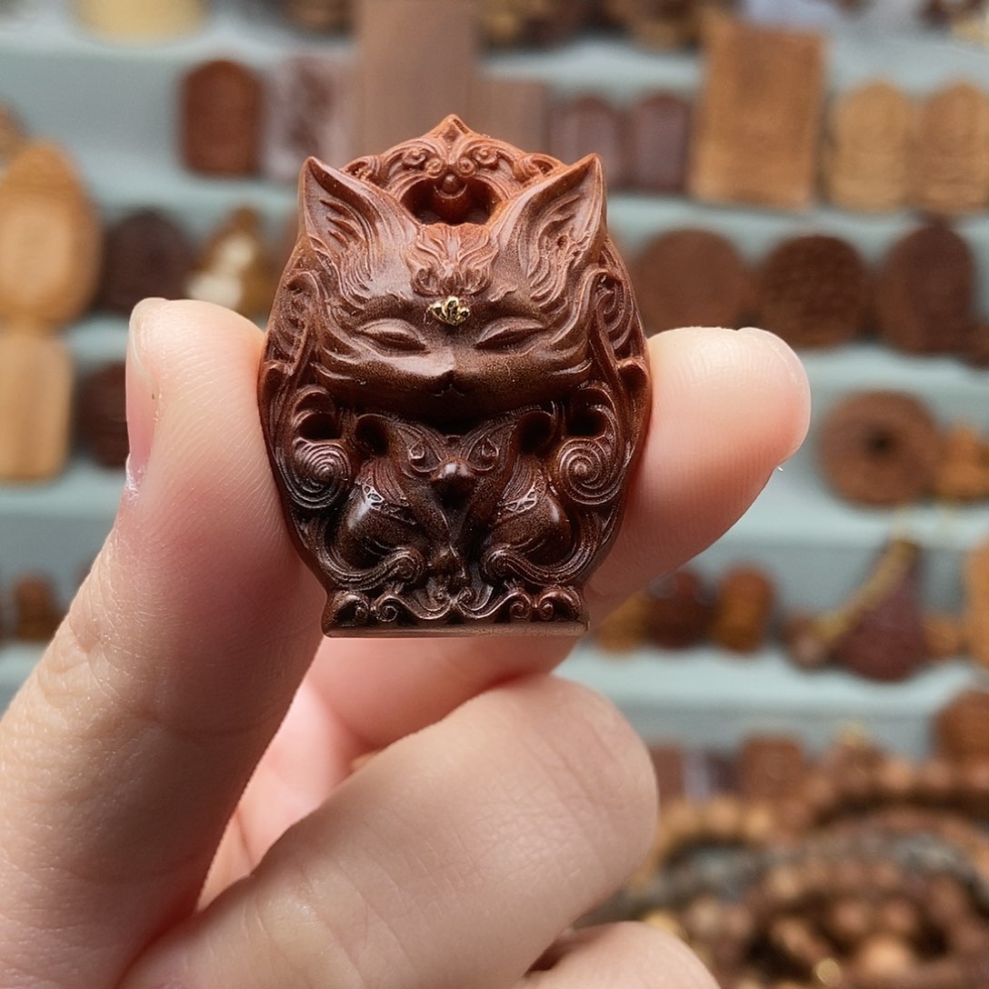 檀香木无事牌林***嘎默认微瑕