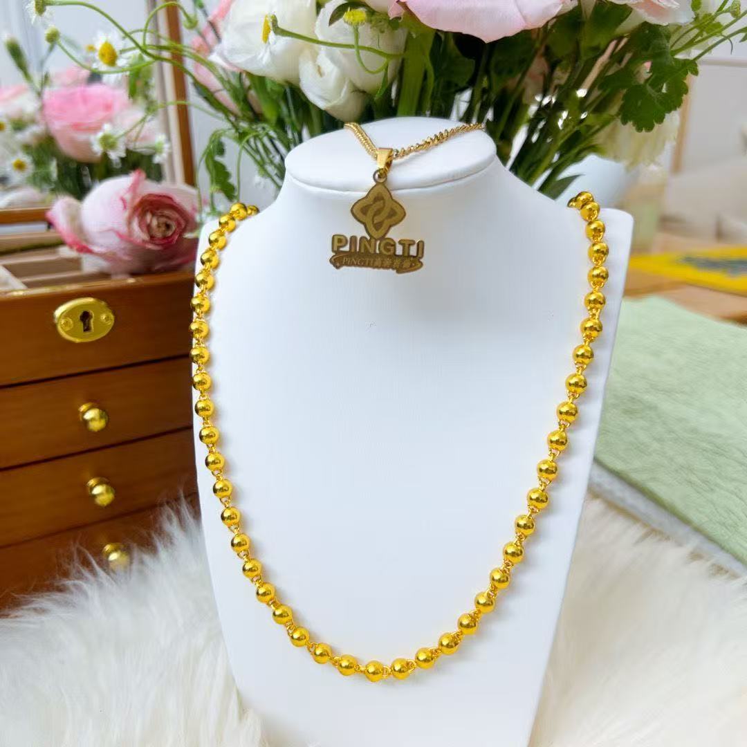 【匠心传承】圆珠项链   简约时尚经典传承百搭【匠心传承】