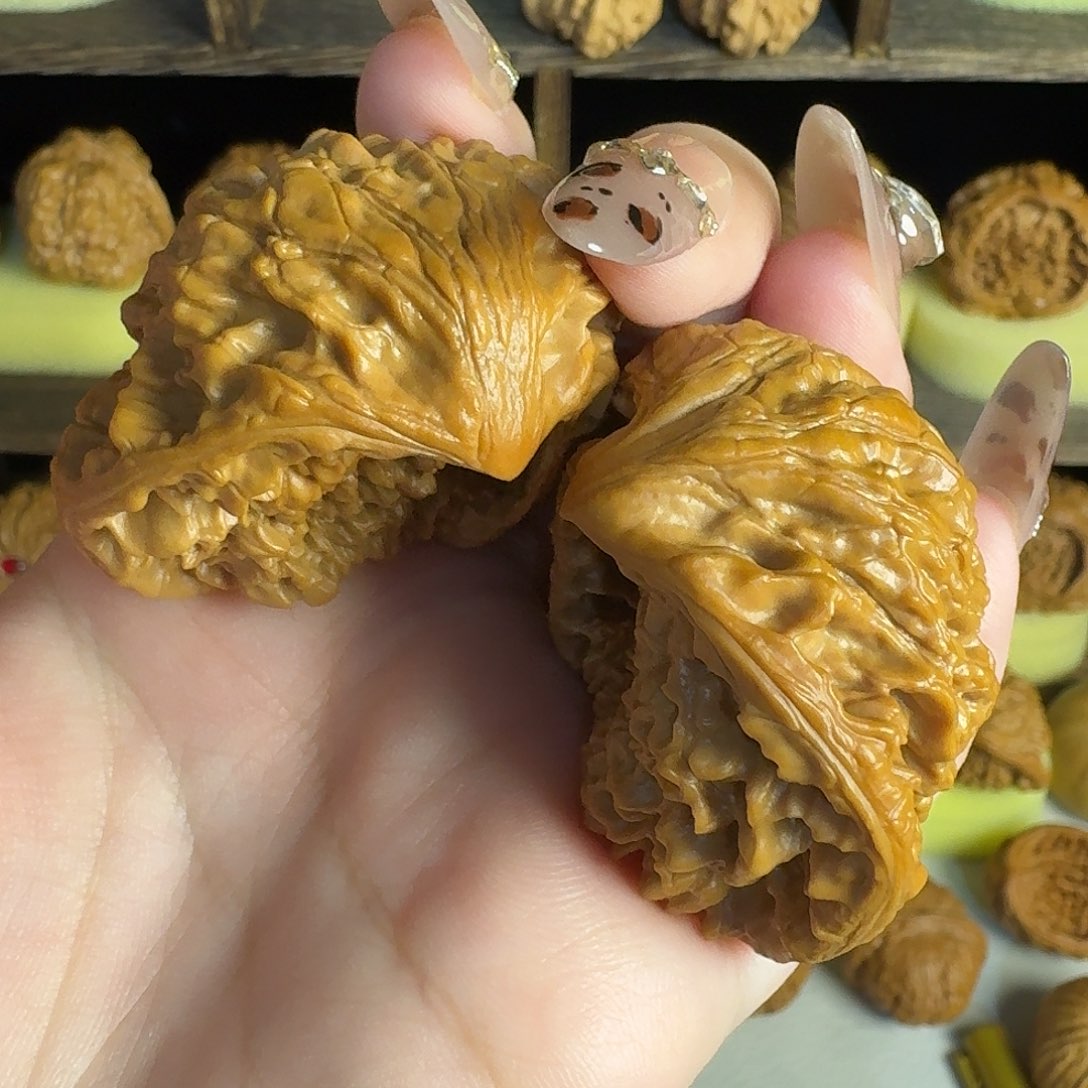 核桃手串/手链文玩核桃八卦蛇边40加