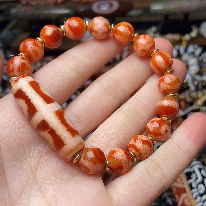 玛瑙/玉髓未镶嵌手链
