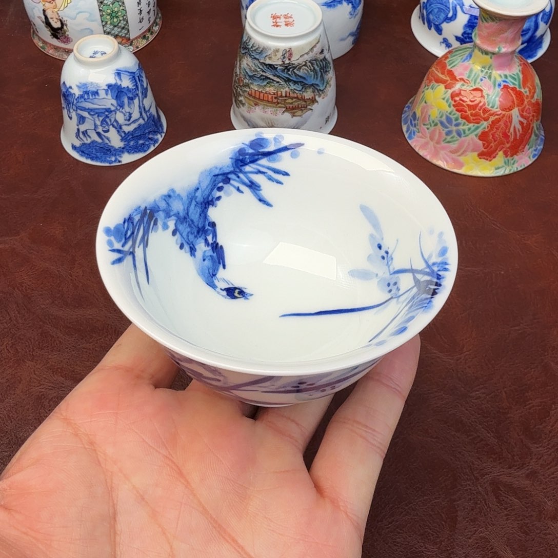 陶现代景德镇全手工全手绘陶瓷