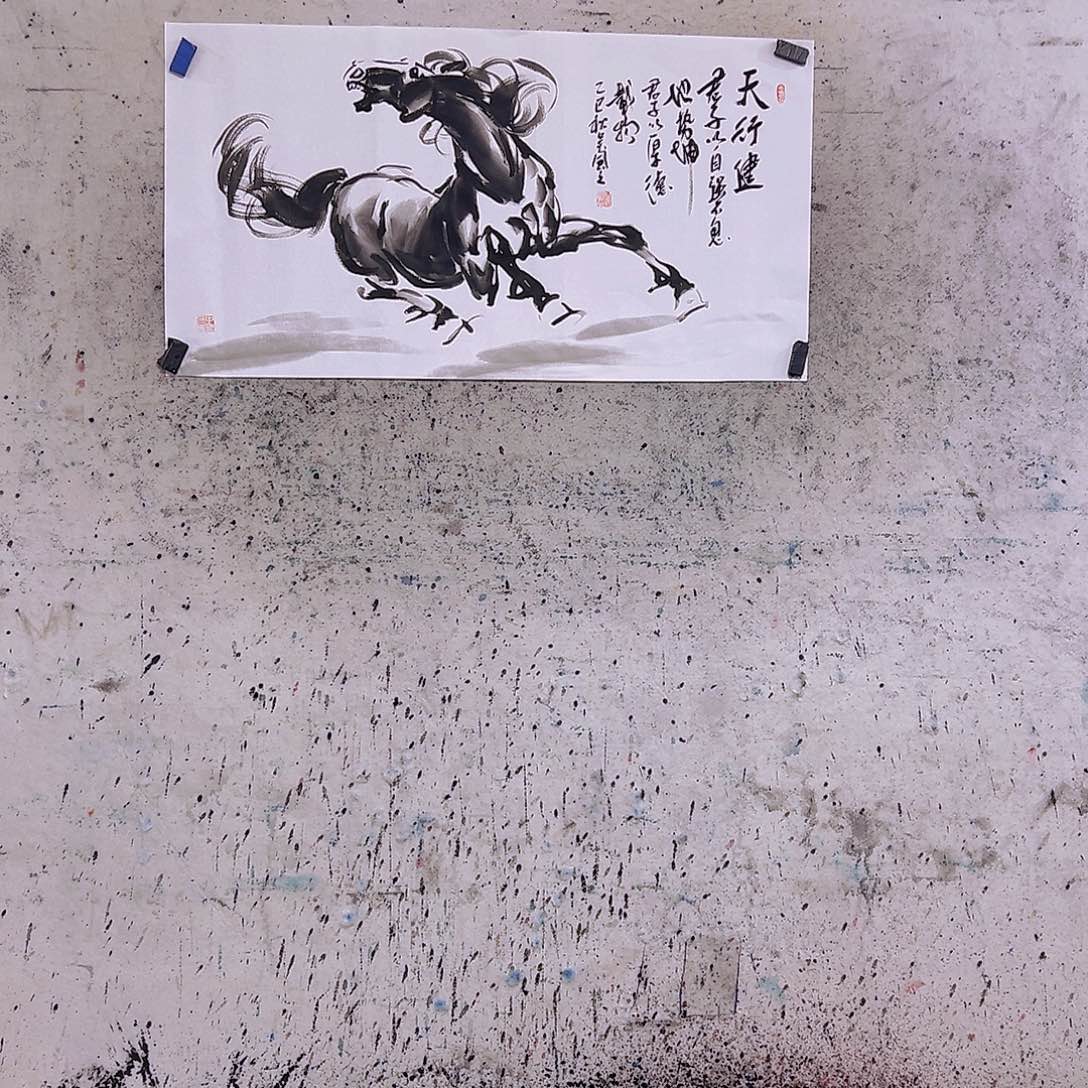 红***8国画三尺100x50cmcm