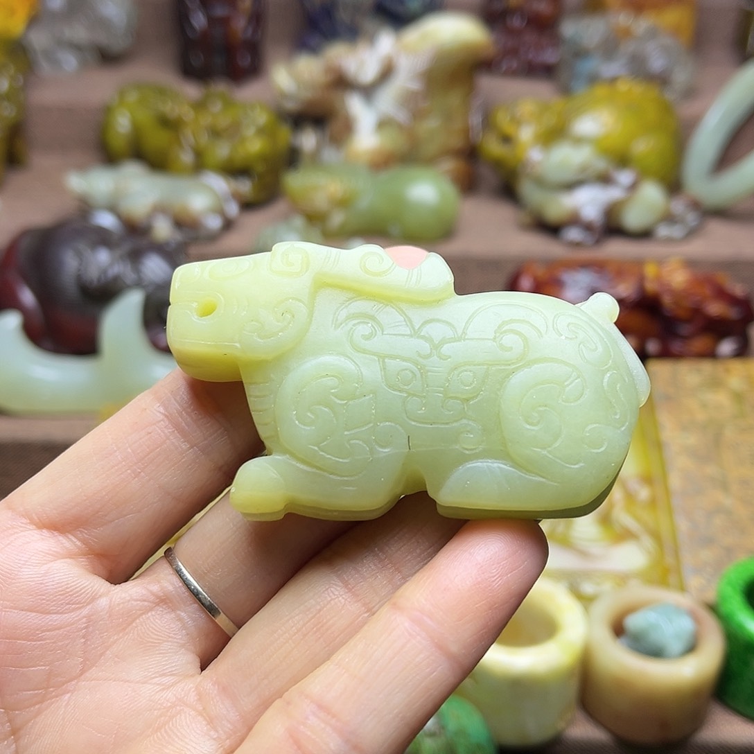 白玉菩提吊坠162。。