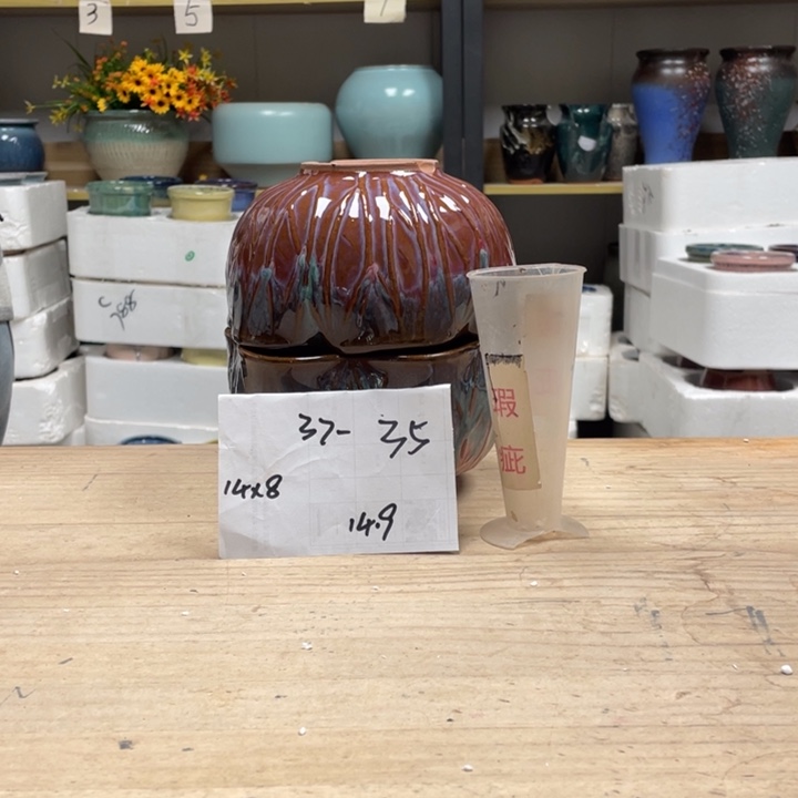 紫砂花盆多肉花盆微瑕35