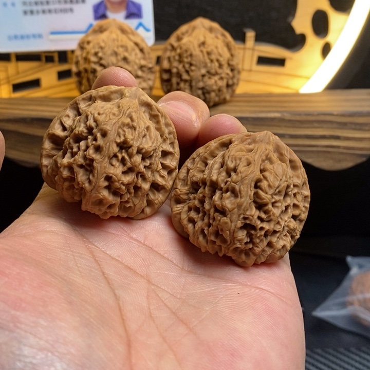 文玩核桃把件41矮黄渤福利