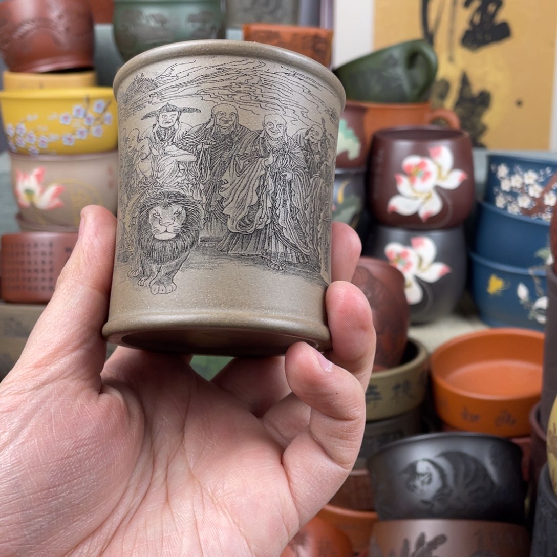 紫砂茶杯紫砂茶杯