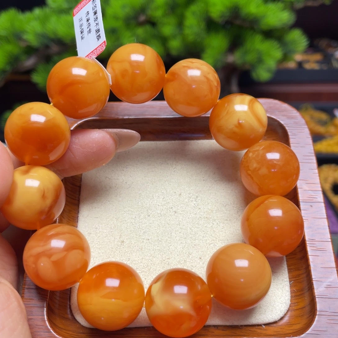 蜜蜡手链未镶嵌手串