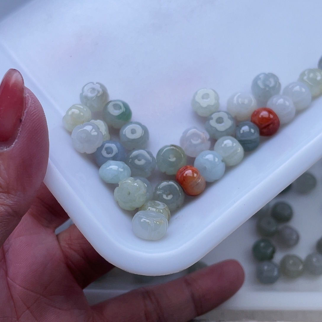 翡翠手链未镶嵌庆*