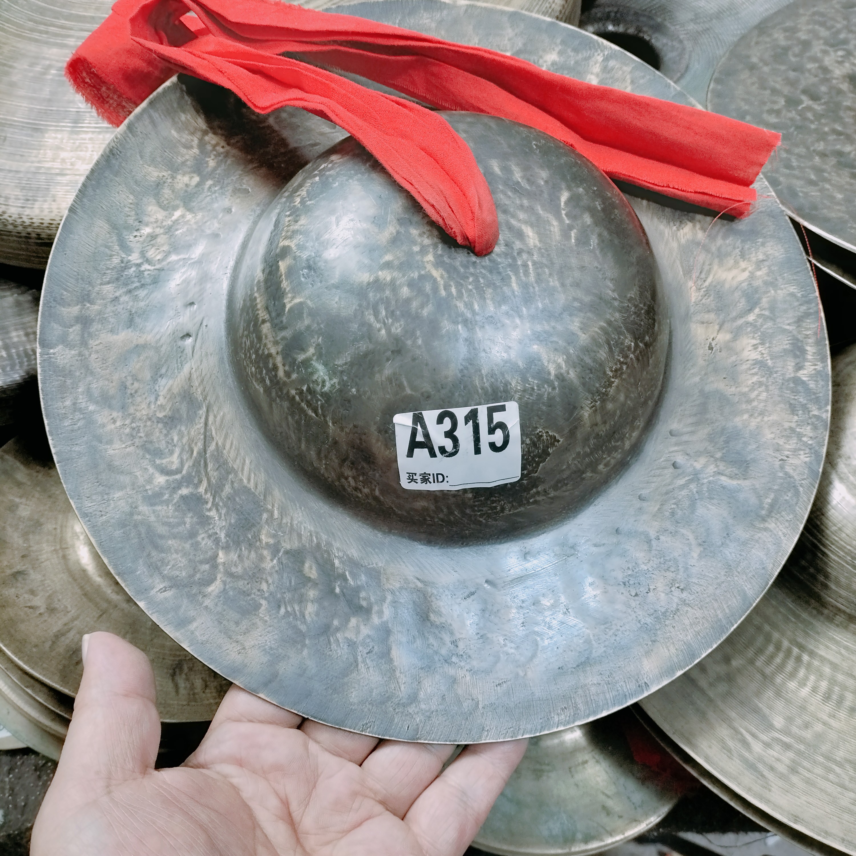 30公分青铜大帽钹手工锻打老旧响铜钹