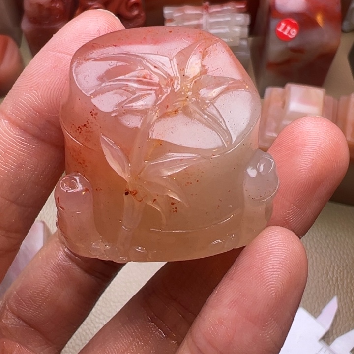 印石寿山石58号薄意