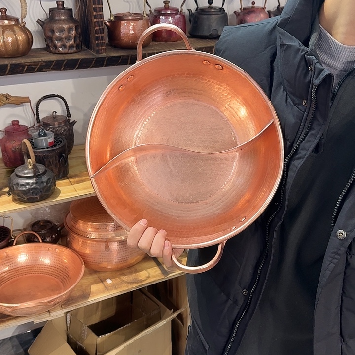 紫铜手工制作摆件火锅32