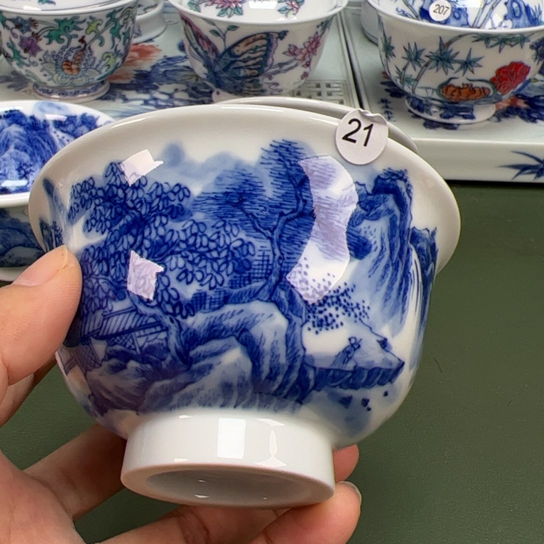 杯景德镇纯手绘茶具21