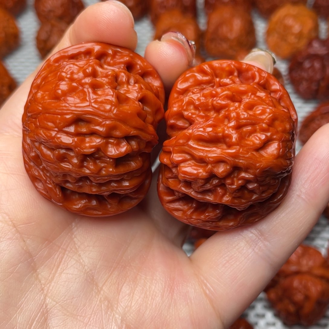 桃核吊坠文玩核桃 手把件 磨盘 44