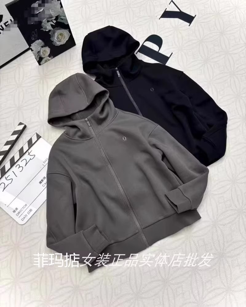 菲玛掂251325正品2025秋季新款时尚气质休闲连帽显瘦外套女装上衣
