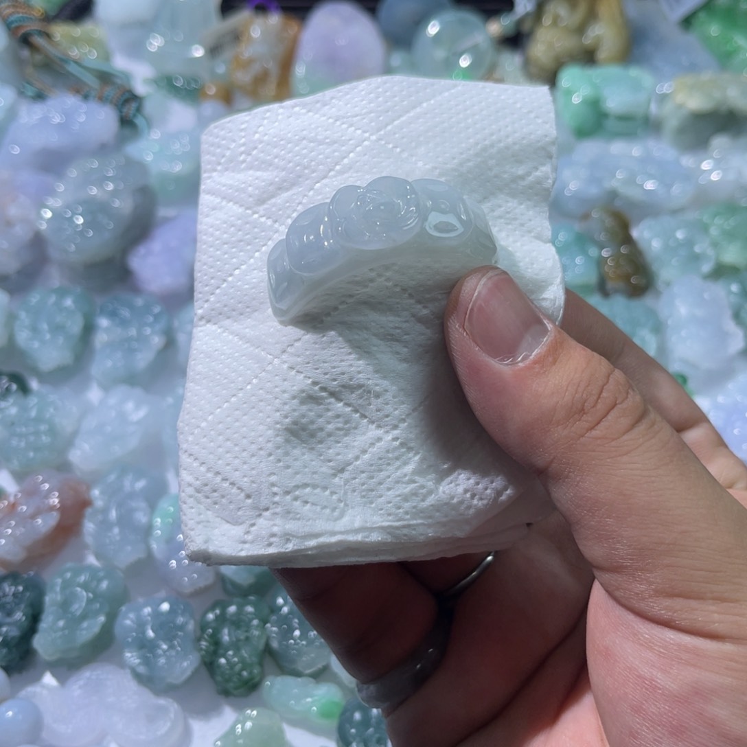 翡翠未镶嵌颈饰天然