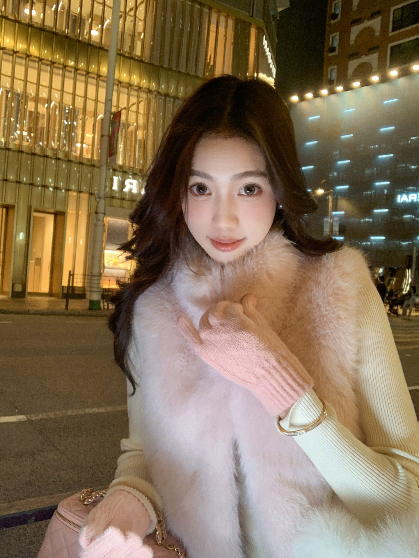 人造皮草 小香风皮毛时尚毛毛加厚保暖马甲女冬季外搭无袖外套