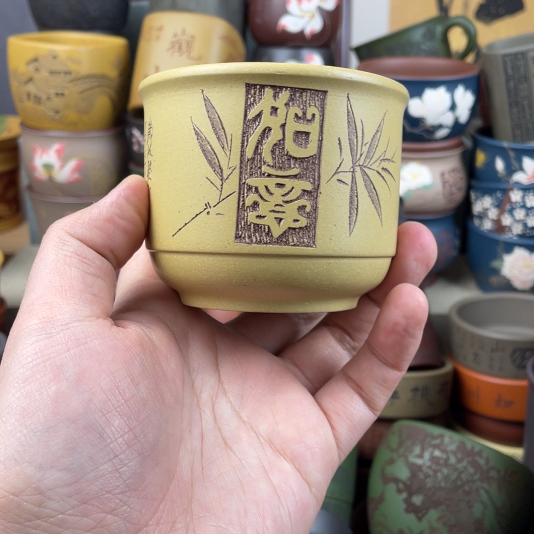 紫砂茶杯紫砂茶杯