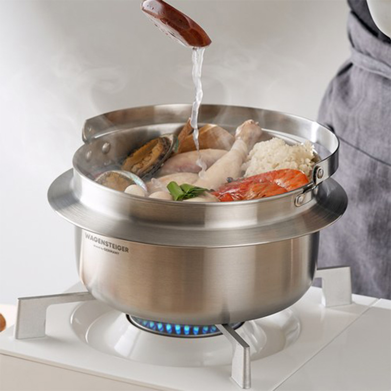 户外露营煮饭寿喜烧无涂层野炊吊加厚营地锅具