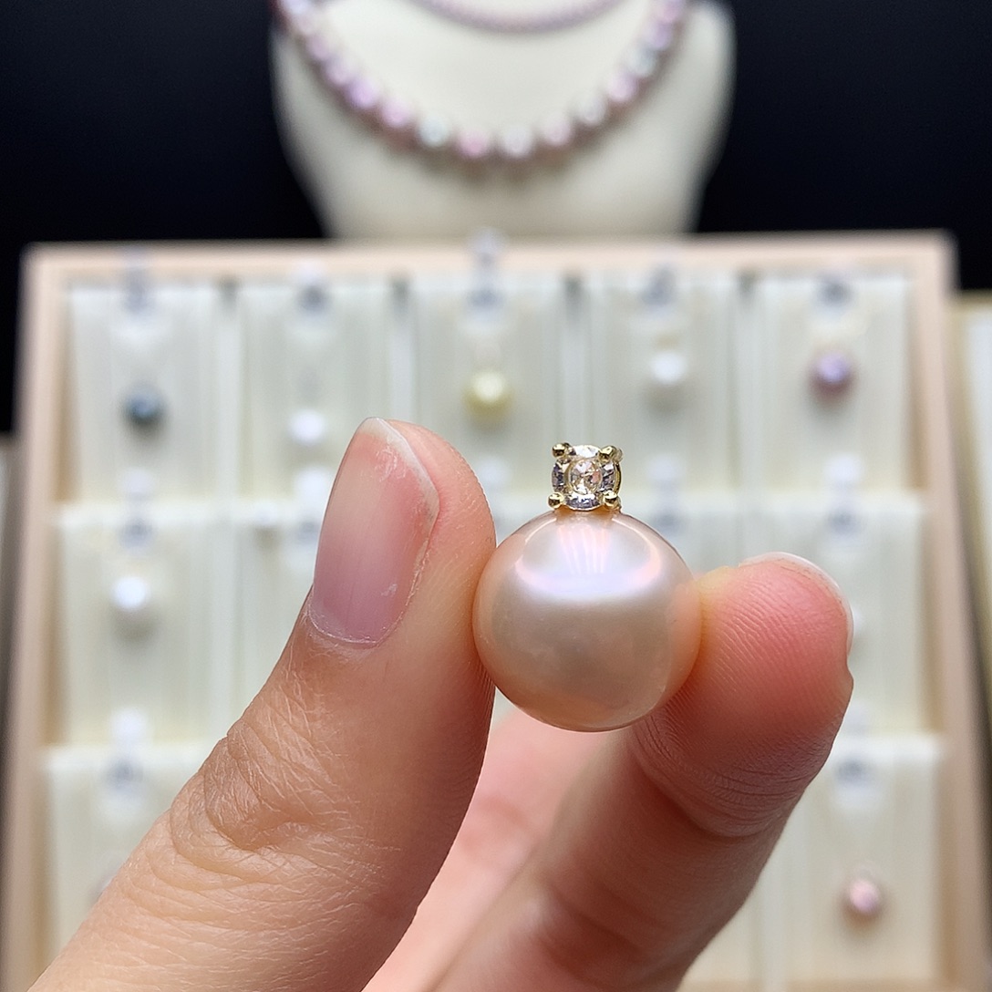 淡水珍珠颈饰合金