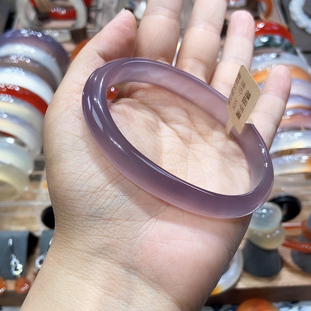 月***主玛瑙/玉髓手镯未镶嵌