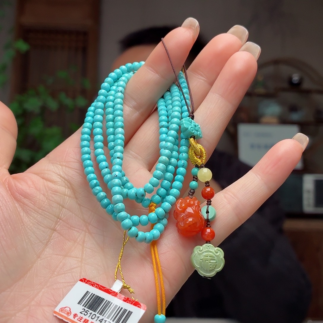 龙***N绿松石未镶嵌珠宝奇石