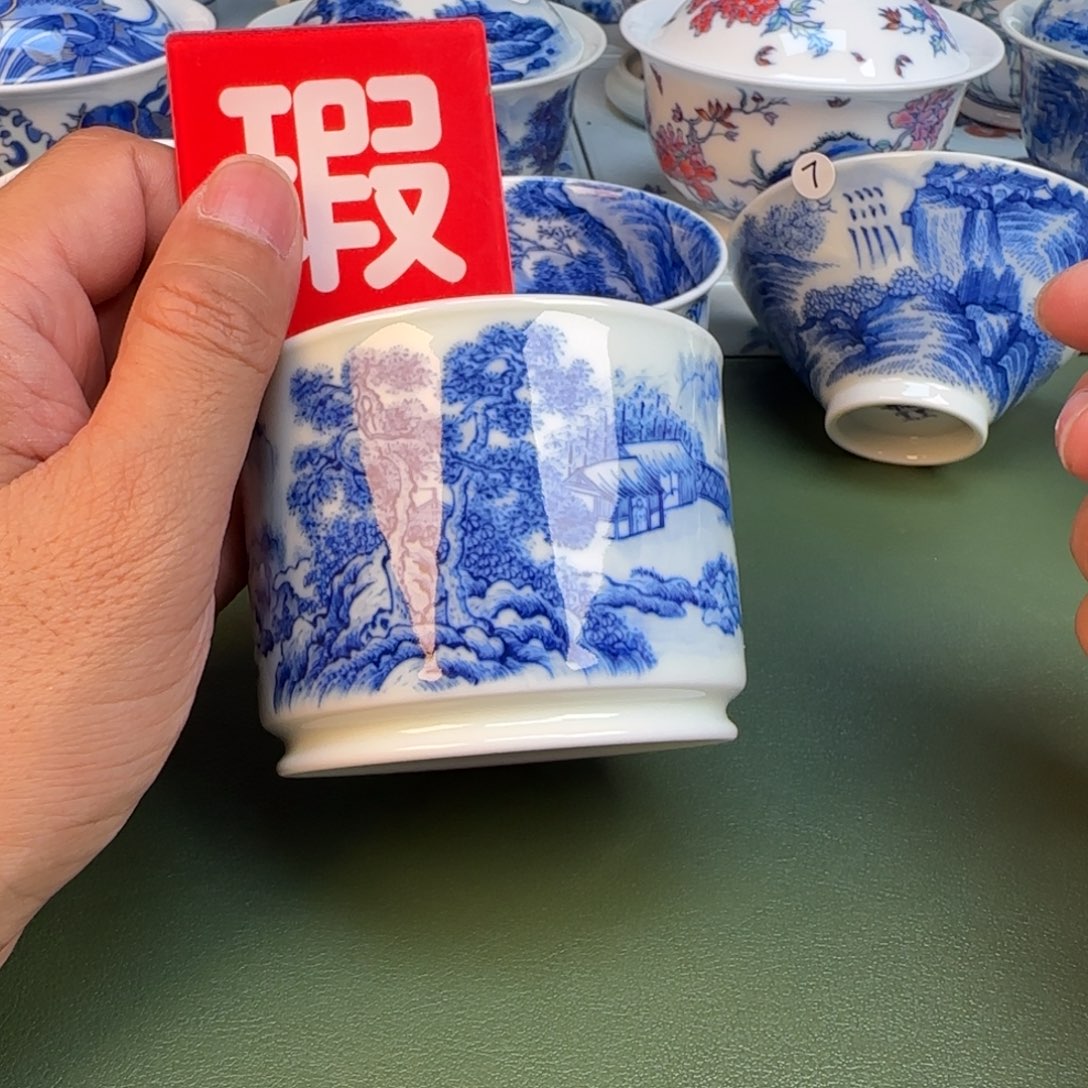 纯手工春手绘茶具11