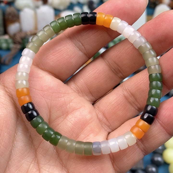 和田玉手链未镶嵌