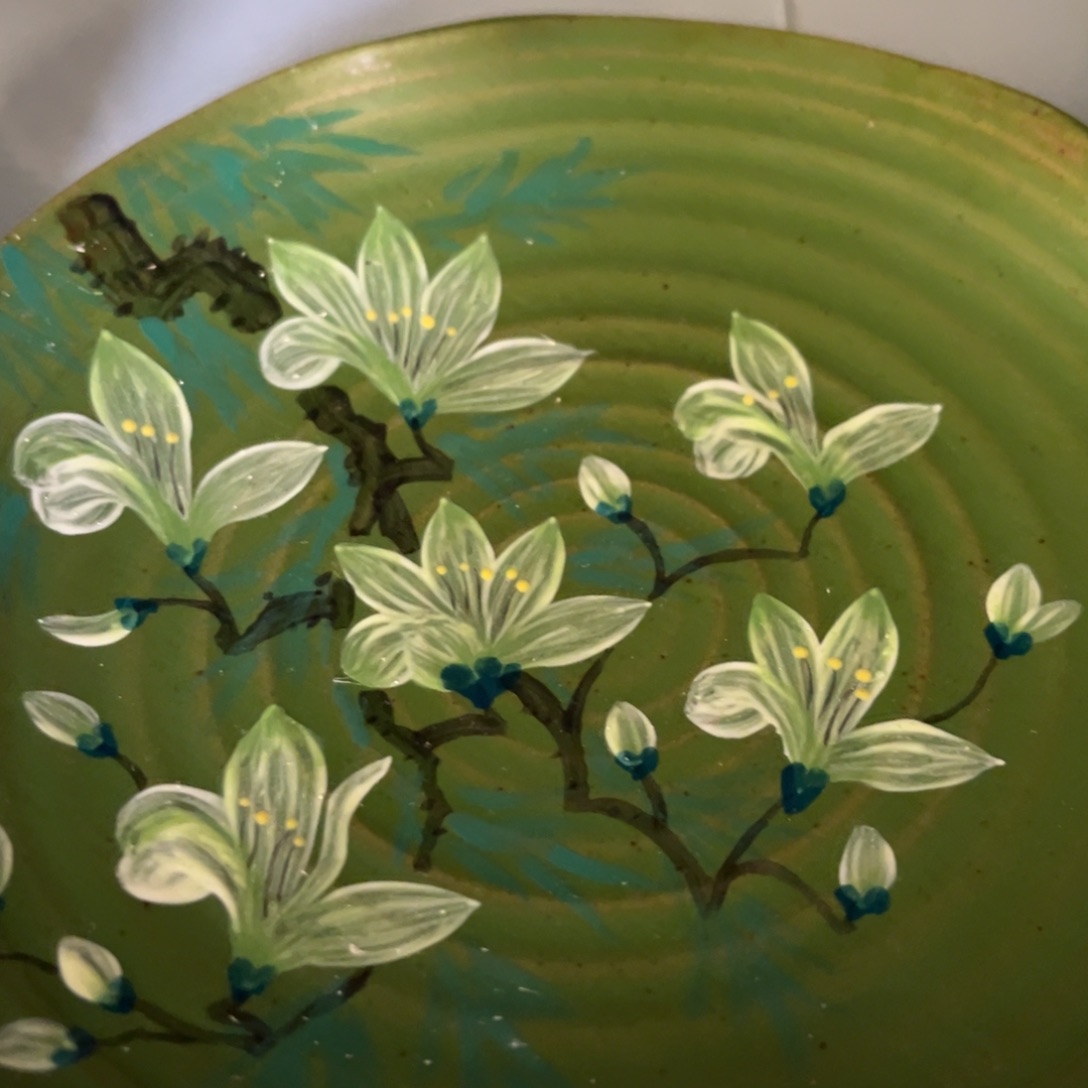 柴烧纯手工手绘陶瓷