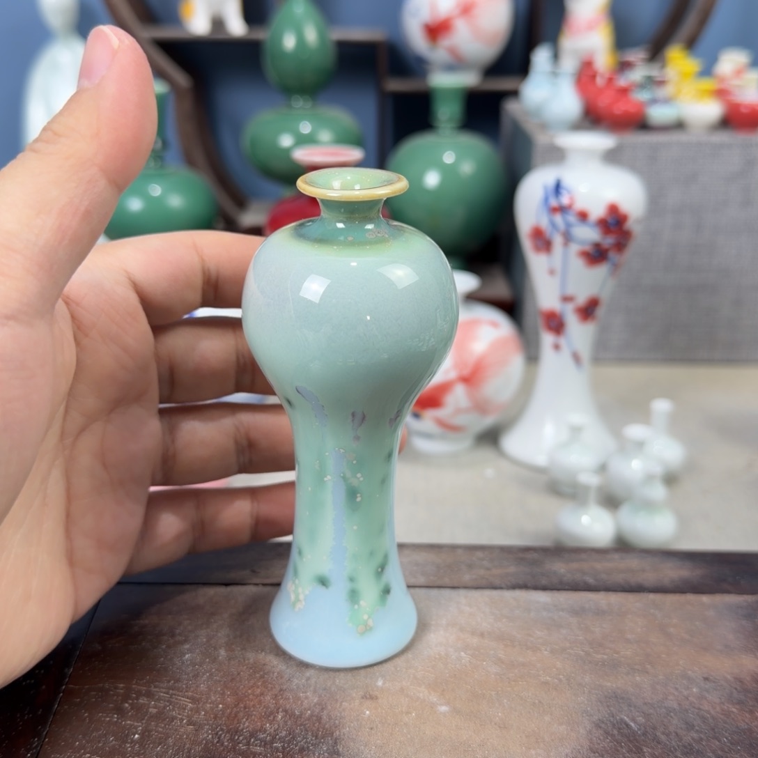 陶瓷手工小花器摆件