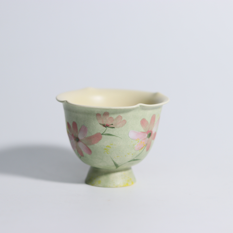 2月新092手绘雏菊系列花瓣杯