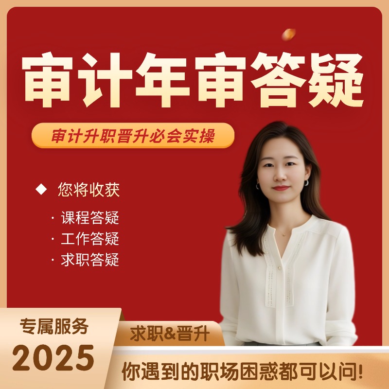 财会实操&审计年审陪跑答疑