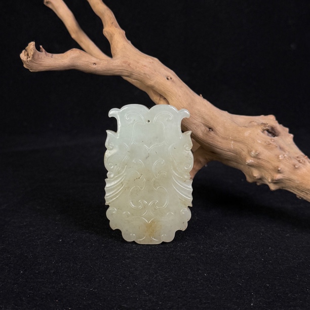 清代 双凤玉佩/CT123306/和田玉