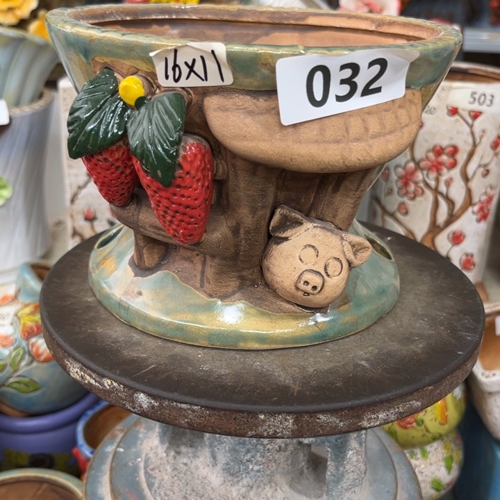 紫砂花盆粗陶材质多肉花盆