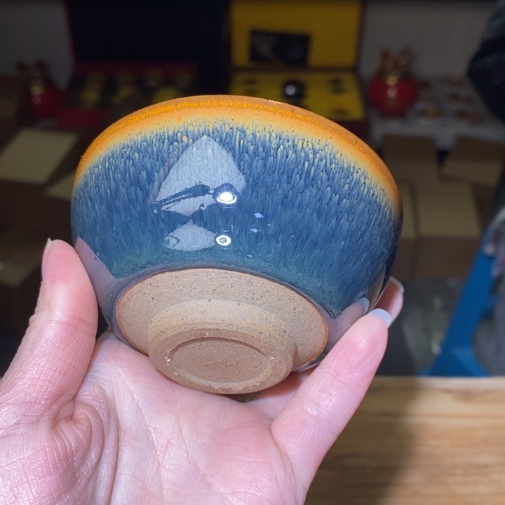 茶盏不带礼盒，建盏主人杯