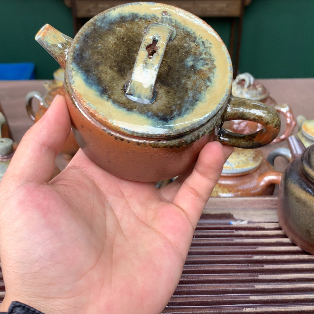 紫砂柴烧纯自然柴烧