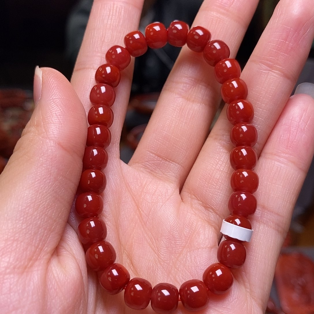 南红玛瑙单圈7m m未镶嵌