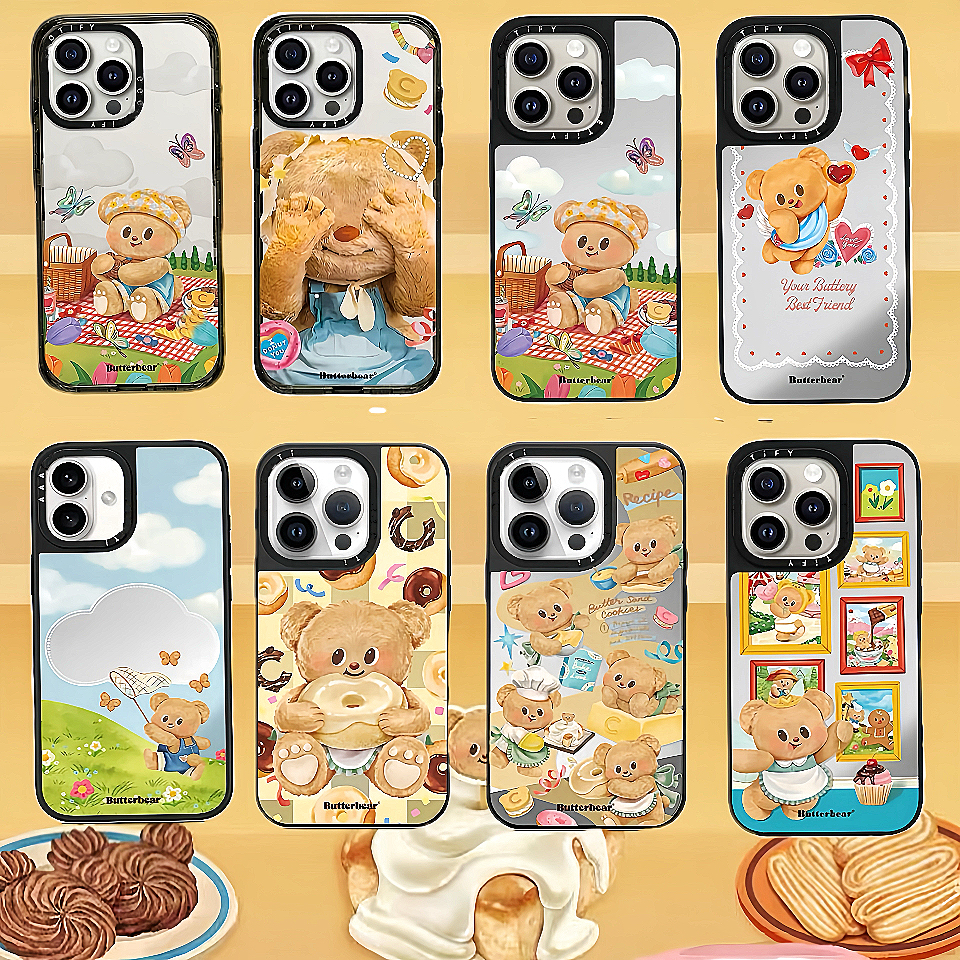 【超高版黄油小熊系列】CASE适用苹果手机壳16promax141513可爱卡通