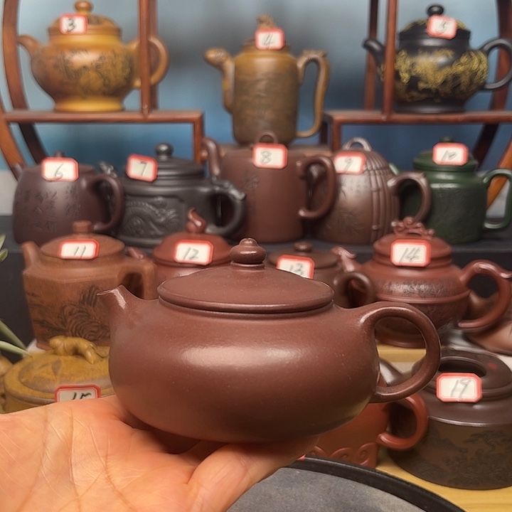 茶壶紫砂微瑕不带证书礼盒160cc