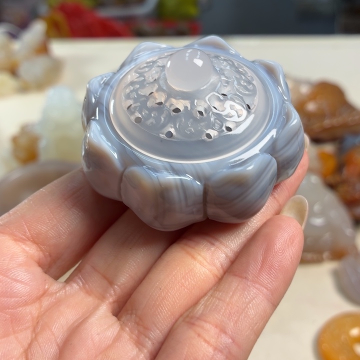 玛瑙/玉髓未镶嵌吊坠(不含链)