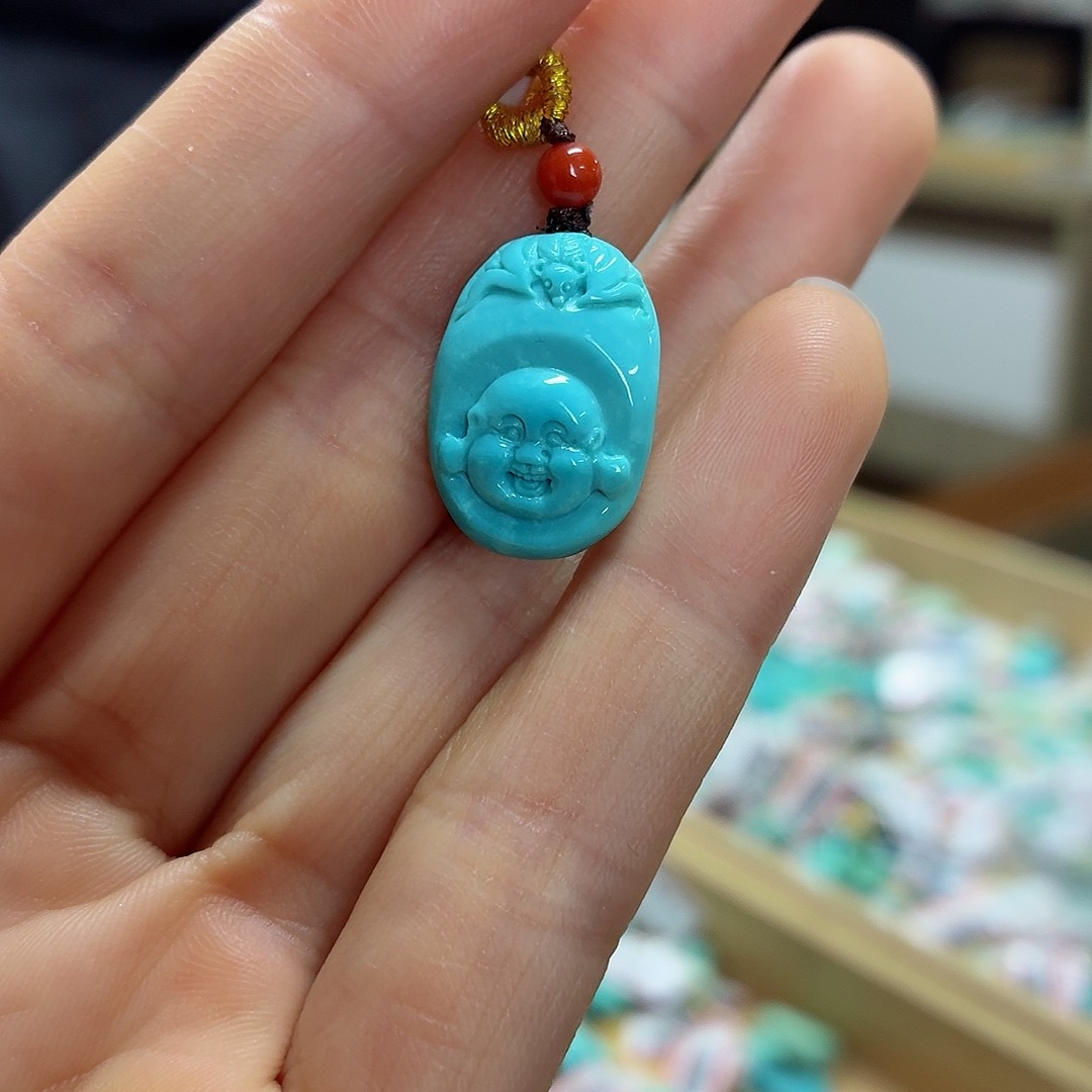 未镶嵌绿松石珠宝奇石