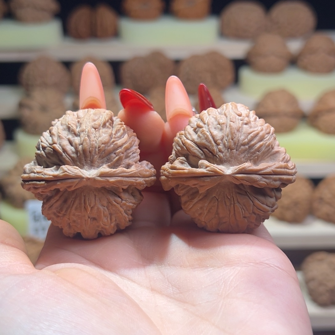 吊坠文玩核桃42精白狮子