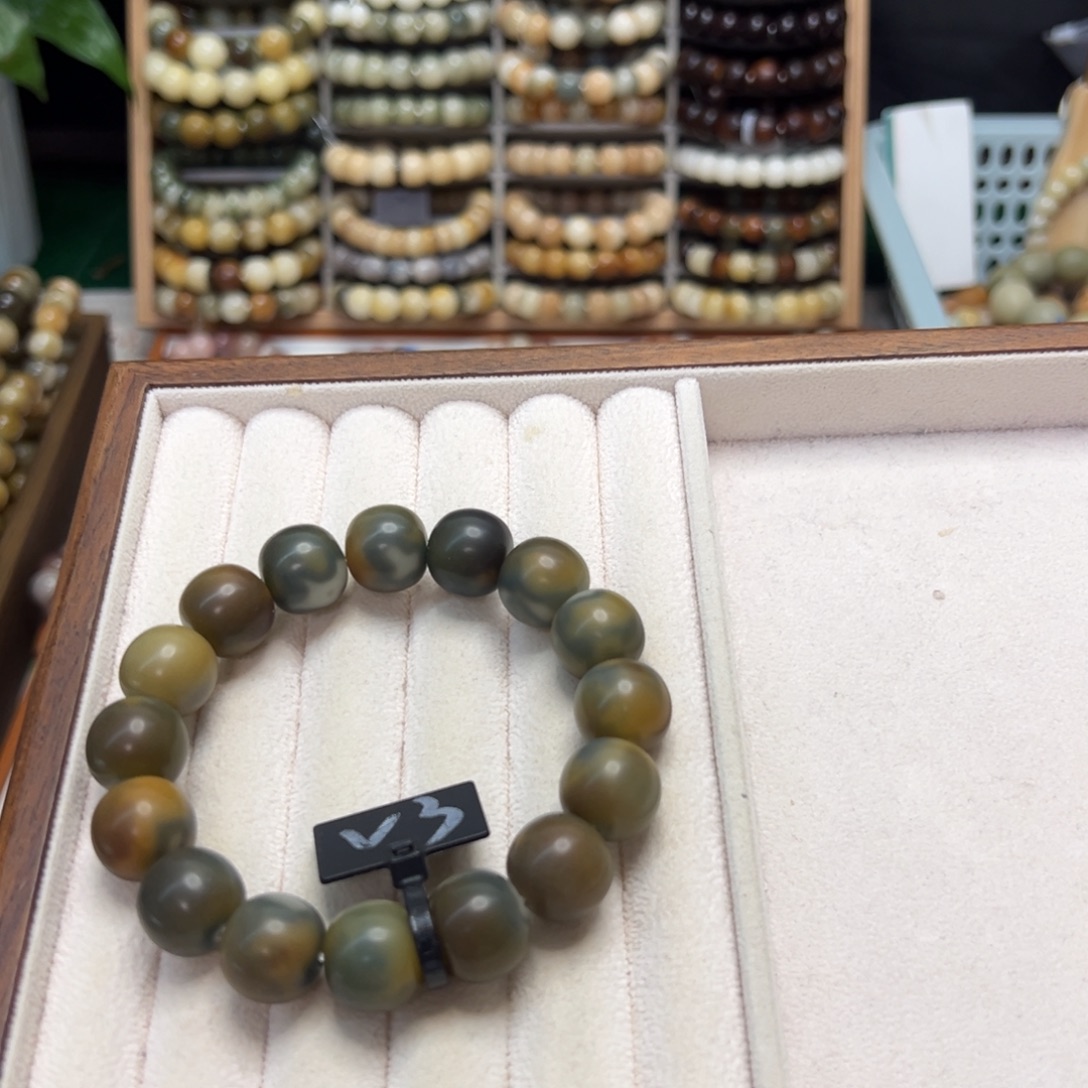 菩提根/象牙果手串卡15苹果干磨微瑕