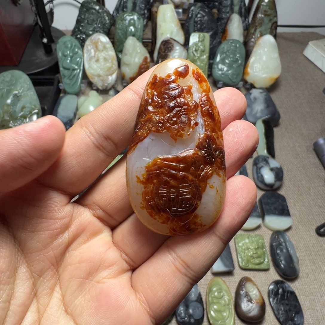 和田玉未镶嵌挂件钟馗