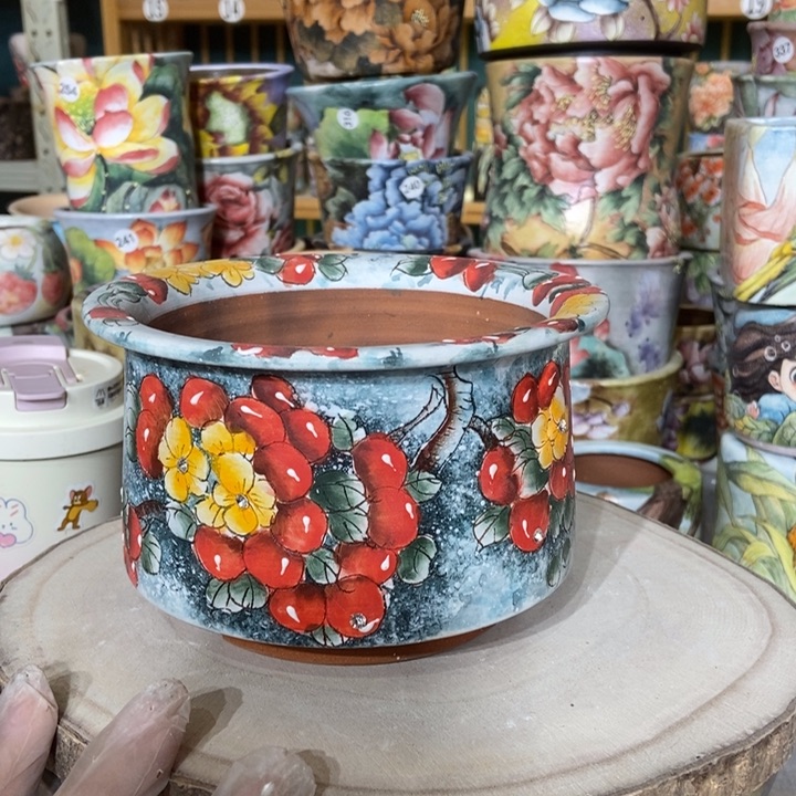 红陶景德镇艺术手绘作品