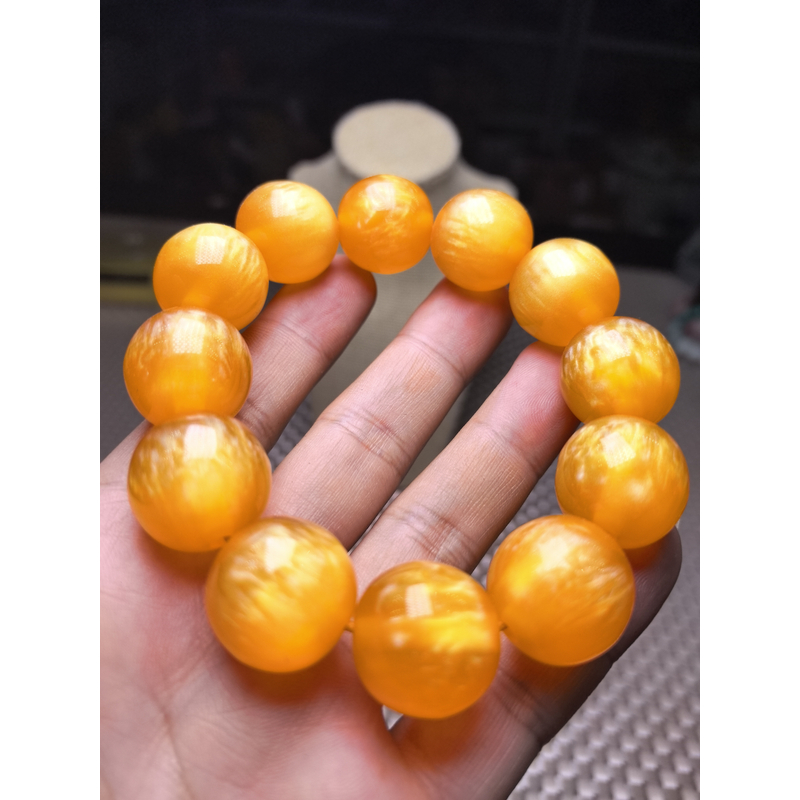 A058 20mm黄金色手串圆珠(多样性发其一)女款