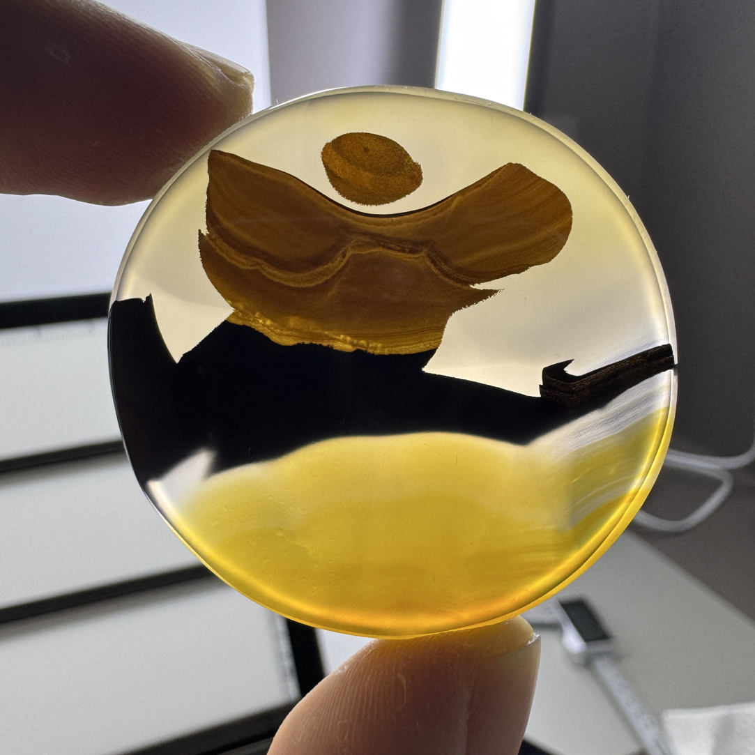 招财进宝 天然象形玛瑙  （未打孔）