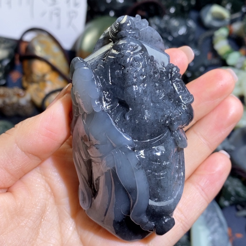 【闪购商品】未镶嵌和田玉把件第***汉